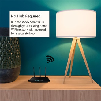 Woox R4554 650lm RGBW B22 LED Wi-Fi smart home fényforrás