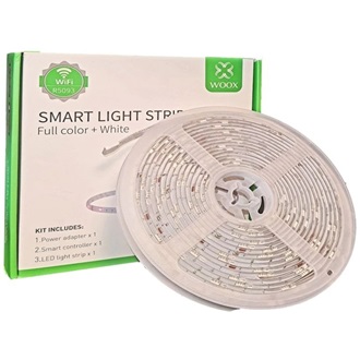 Woox R5093 Lighting Strip Kit (5m) IP65 1000lm vízálló RGBW szalag LED Wi-Fi smart home fényforrás