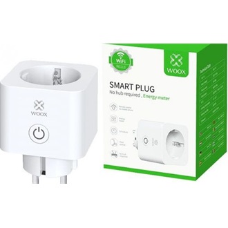 Woox R6113 smart home 1db villásdugó CEE 7/3 (EU) smart plug fehér