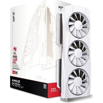 XFX Radeon RX 9070 XT QuickSilver Magnetic Air Edition White 16GB GDDR6 256-bit grafikus kártya