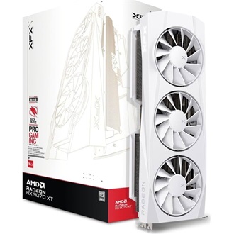XFX Radeon RX 9070 XT QuickSilver White 16GB GDDR6 256-bit grafikus kártya