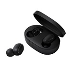 XIAOMI AirDots/EarBuds Basic 2 Bluetooth fülhallgató SZTEREO v5.0, extra mini + töltőtok, FEKETE