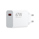XIAOMI HYPERCHARGE hálózati töltő USB aljzat 67W, gyorstöltő, FEHÉR