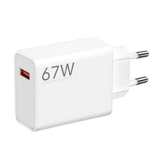 XIAOMI HYPERCHARGE hálózati töltő USB aljzat 67W, gyorstöltő, FEHÉR (Gigapack csomagolás)