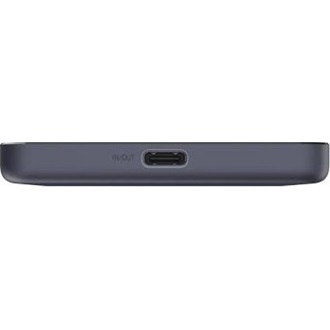 XIAOMI SUPER SLIM vésztöltő Type-C aljzat (5000mAh, 22.5W, gyorstöltő, MagSafe) FEKETE