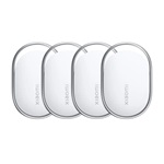 XIAOMI TAG bluetooth nyomkövető 4db (kulcstartóra, táskára, autóba, valós idejű nyomkövetés, IP67 vízálló) FEHÉR