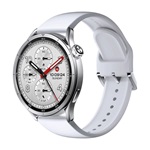 XIAOMI Watch S5 okosóra (szilikon szíj, aktivitásmérő, pulzusmérő, telefonhívás, GPS, NFC, 5ATM, IP68 vízálló) EZÜST