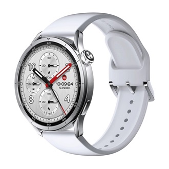 XIAOMI Watch S5 okosóra (szilikon szíj, aktivitásmérő, pulzusmérő, telefonhívás, GPS, NFC, 5ATM, IP68 vízálló) EZÜST