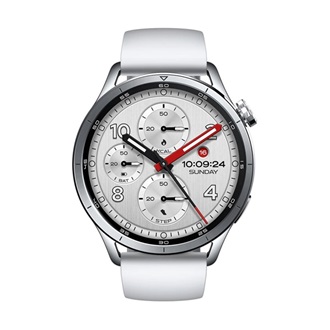 XIAOMI Watch S5 okosóra (szilikon szíj, aktivitásmérő, pulzusmérő, telefonhívás, GPS, NFC, 5ATM, IP68 vízálló) EZÜST