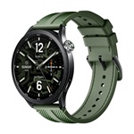 XIAOMI Watch S5 okosóra (szilikon szíj, aktivitásmérő, pulzusmérő, telefonhívás, GPS, NFC, 5ATM, IP68 vízálló) SÖTÉTZÖLD