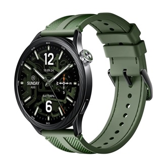 XIAOMI Watch S5 okosóra (szilikon szíj, aktivitásmérő, pulzusmérő, telefonhívás, GPS, NFC, 5ATM, IP68 vízálló) SÖTÉTZÖLD