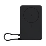 XIAOMI vésztöltő Type-C aljzat (10000mAh, 33W, gyorstöltő, wireless, mágneses, kitámasztó, LED jelzés) SÖTÉTSZÜRKE