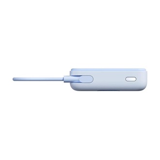 XIAOMI vésztöltő Type-C aljzat (10000mAh, 33W, gyorstöltő, wireless, mágneses, kitámasztó, LED jelzés) VILÁGOSKÉK