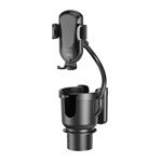 XO C140 autós tartó pohártartóba, 360°, FEKETE