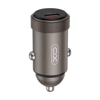 XO CC70 autós töltő Type-C aljzat (30W, PD gyorstöltő) FEKETE