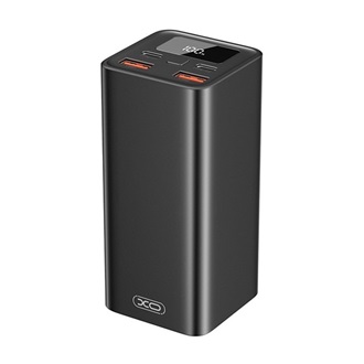 XO PB97 vésztöltő 2 USB+2 Type-C aljzat 20000mAh, LED kijelző, FEKETE