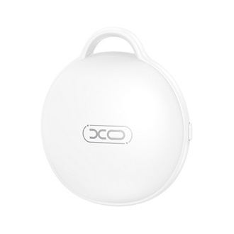 XO bluetooth nyomkövető (kulcstartóra, táskára, autóba, valós idejű nyomkövetés, CR2032 elem, iOS kompatibilis) FEHÉR