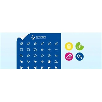 XP-PEN Short Cut Matrica - ACL01 (8 Set of 8 Keyboard Shortcut Stickers)