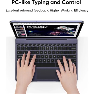 XP-PEN ACK08 Magic Drawing Pad digitalizáló rajztábla billentyűzet-tok szürke (US)