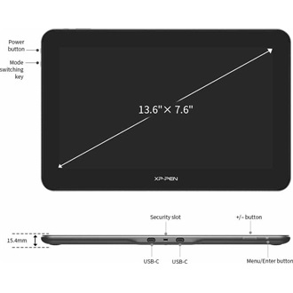 XP-PEN Artist PRO 16TP digitalizáló rajztábla