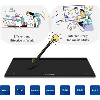 XP-PEN Deco Fun L digitalizáló rajztábla fekete