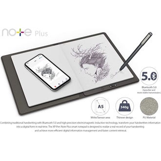 XP-PEN Note Plus digitalizáló rajztábla szürke