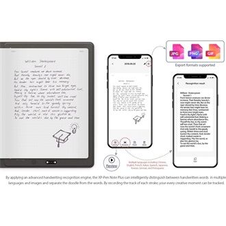 XP-PEN Note Plus digitalizáló rajztábla szürke