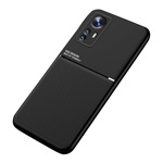 Xiaomi 12X Gigapack Szilikon telefonvédő ütésállóság, csíkos, FEKETE