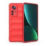 Xiaomi 12 Pro Gigapack szilikon telefonvédő ütésállóság, 3D, PIROS