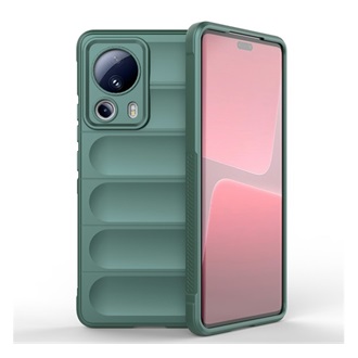 Xiaomi 13 Lite Gigapack szilikon telefonvédő ütésállóság, 3D, SÖTÉTZÖLD