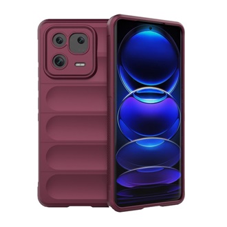Xiaomi 13 Pro Gigapack szilikon telefonvédő ütésállóság, 3D, BORDÓ