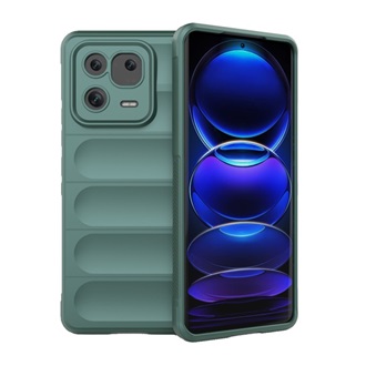 Xiaomi 13 Pro Gigapack szilikon telefonvédő ütésállóság, 3D, SÖTÉTZÖLD