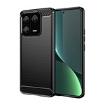 Xiaomi 13 Pro Gigapack szilikon telefonvédő ütésállóság, karbon minta, FEKETE