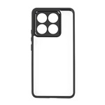Xiaomi 14T 5G GIGAPACK Szilikon telefonvédő ütésállóság, átlátszó hátlap, FEKETE