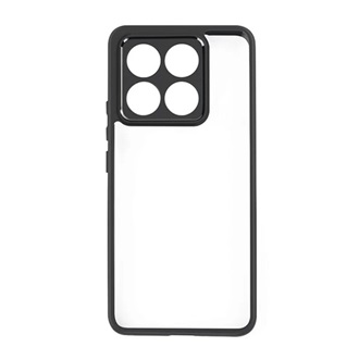 Xiaomi 14T 5G GIGAPACK Szilikon telefonvédő ütésállóság, átlátszó hátlap, FEKETE