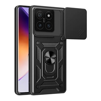 Xiaomi 14T 5G Gigapack Defender szilikon telefonvédő ütésállóság, kameravédő, FEKETE