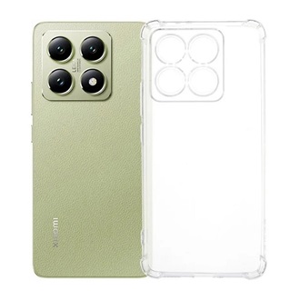 Xiaomi 14T 5G Gigapack Szilikon telefonvédő ütésállóság, légpárnás sarok, ÁTLÁTSZÓ