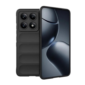 Xiaomi 14T Pro 5G GIGAPACK Szilikon telefonvédő ütésállóság, 3D, FEKETE