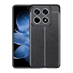 Xiaomi 14T Pro 5G GIGAPACK Szilikon telefonvédő ütésállóság, varrás minta, FEKETE