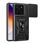 Xiaomi 14T Pro 5G Gigapack Defender szilikon telefonvédő ütésállóság, kameravédő, FEKETE