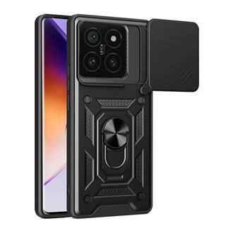 Xiaomi 14T Pro 5G Gigapack Defender szilikon telefonvédő ütésállóság, kameravédő, FEKETE