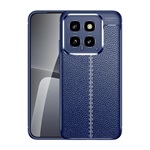 Xiaomi 14 5G Gigapack Szilikon telefonvédő ütésállóság, varrás minta, SÖTÉTKÉK