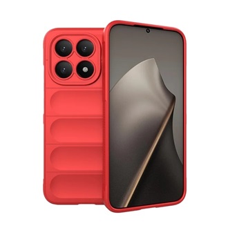 Xiaomi 15T GIGAPACK Szilikon telefonvédő ütésállóság, 3D, PIROS