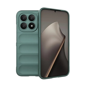 Xiaomi 15T GIGAPACK Szilikon telefonvédő ütésállóság, 3D, SÖTÉTZÖLD