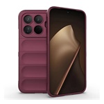 Xiaomi 15T Pro GIGAPACK Szilikon telefonvédő ütésállóság, 3D, BORDÓ