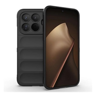 Xiaomi 15T Pro GIGAPACK Szilikon telefonvédő ütésállóság, 3D, FEKETE