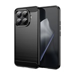 Xiaomi 15T Pro GIGAPACK Szilikon telefonvédő ütésállóság, karbon minta, FEKETE