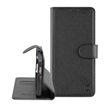 Xiaomi 15T Pro TACTICAL FIELD NOTES tok álló, bőr hatású FLIP, prémium, FEKETE