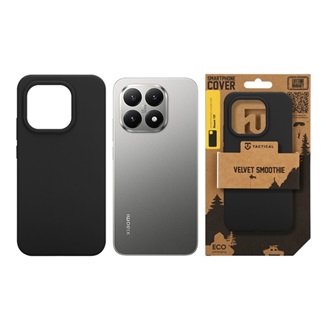 Xiaomi 15T TACTICAL VELVET SMOOTHIE szilikon telefonvédő ütésállóság, matt, FEKETE