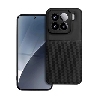 Xiaomi 15 GIGAPACK Szilikon telefonvédő ütésállóság, csíkos, FEKETE